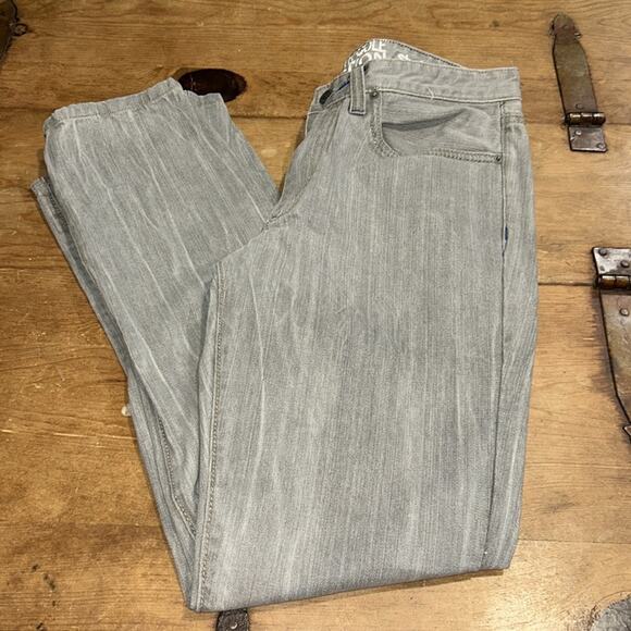 Mens Kenneth Cole Reaction Straight Leg Gray Jeans Size 30 - Picture 3 of 11
